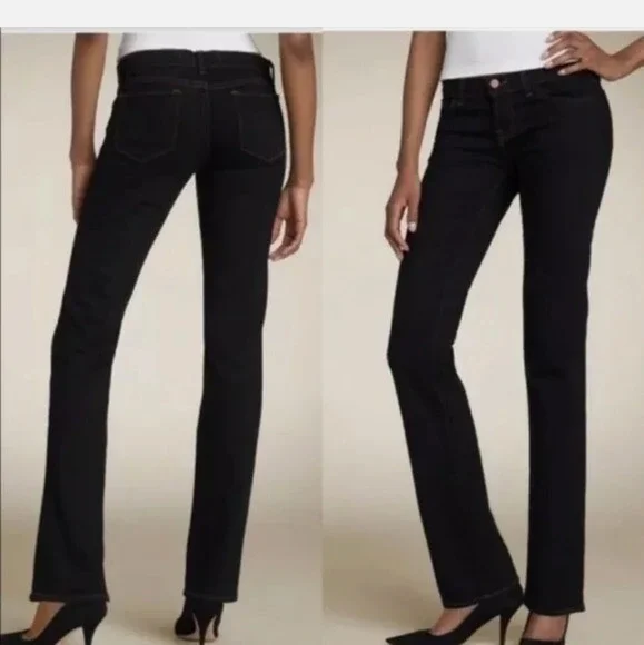 j brand cigarette leg 914 J Brand | Jeans | J Brand Black Dark Rinse Cigarette Leg Style 94 Skinny  Jeans Size 26